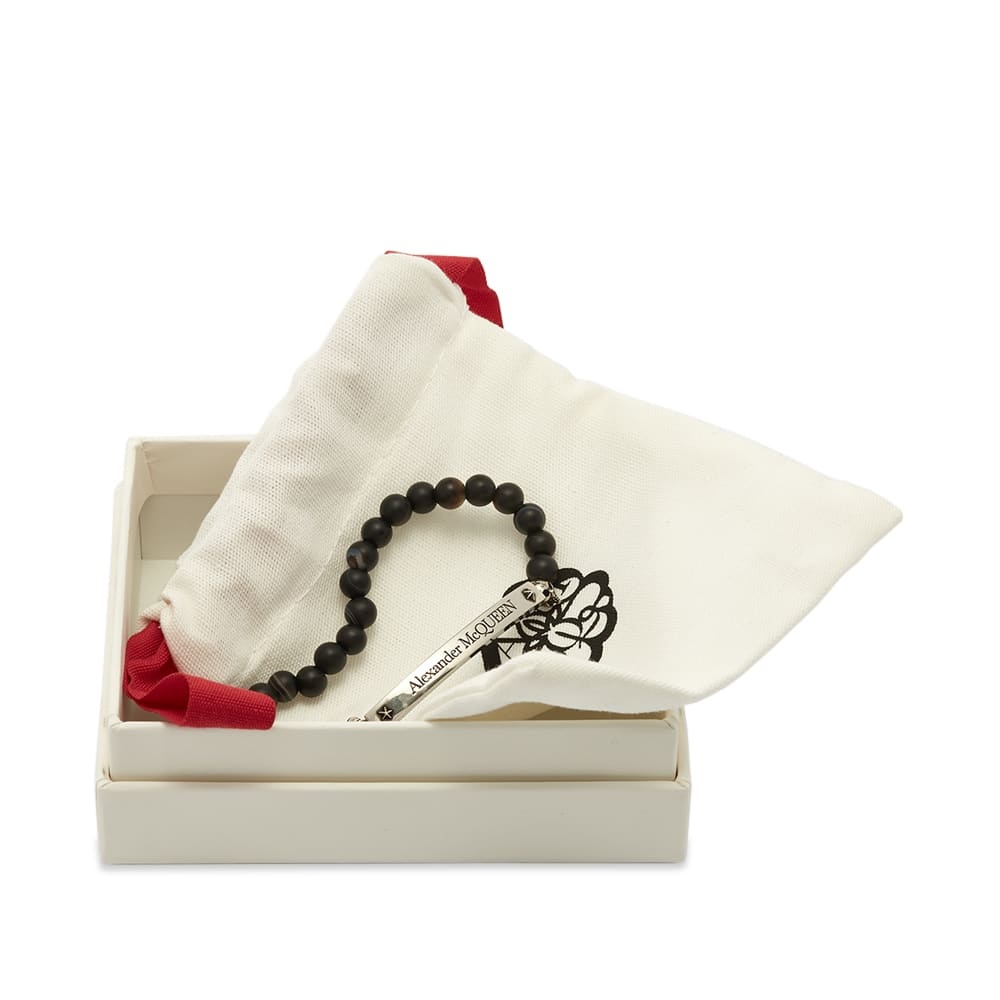 Alexander McQueen Skull & Beads Bracelet - 4