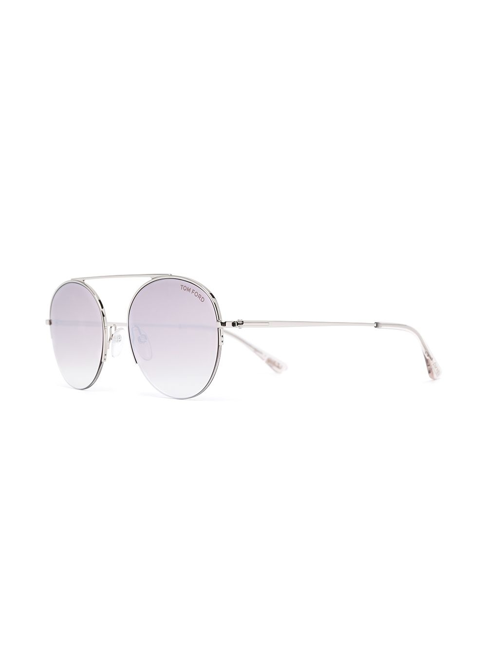 round-frame gradient sunglasses - 2