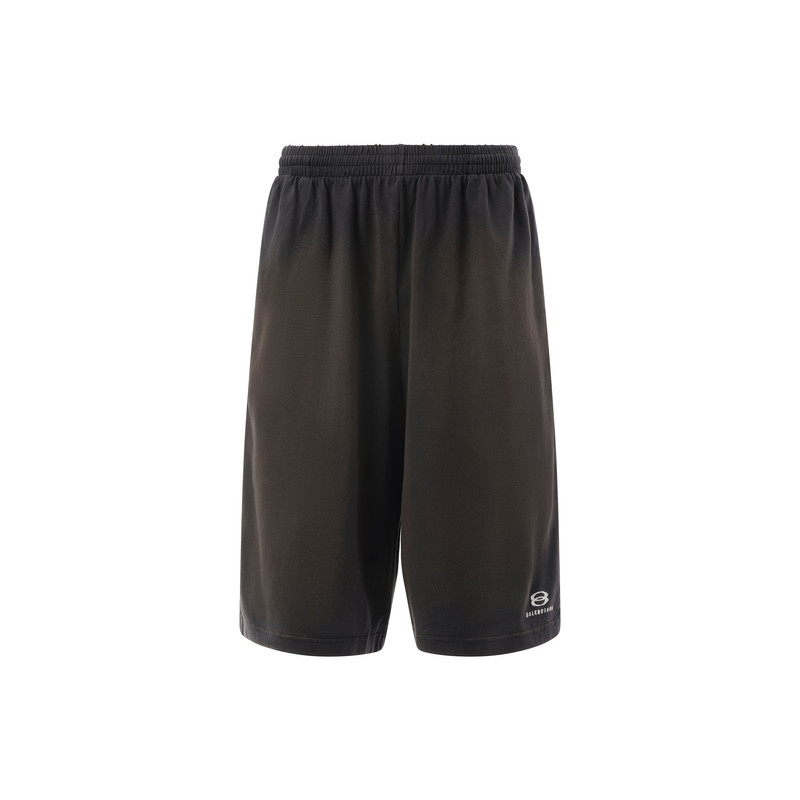 BALENCIAGA Unity Vintage Large Shorts in Black outlook