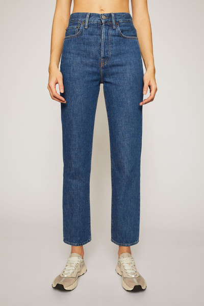 Acne Studios Cropped straight fit jeans dark blue outlook