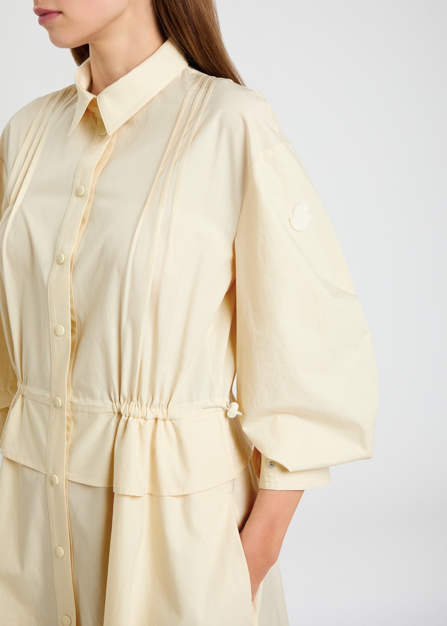 Moncler Cotton-poplin Midi Shirt Dress - 5