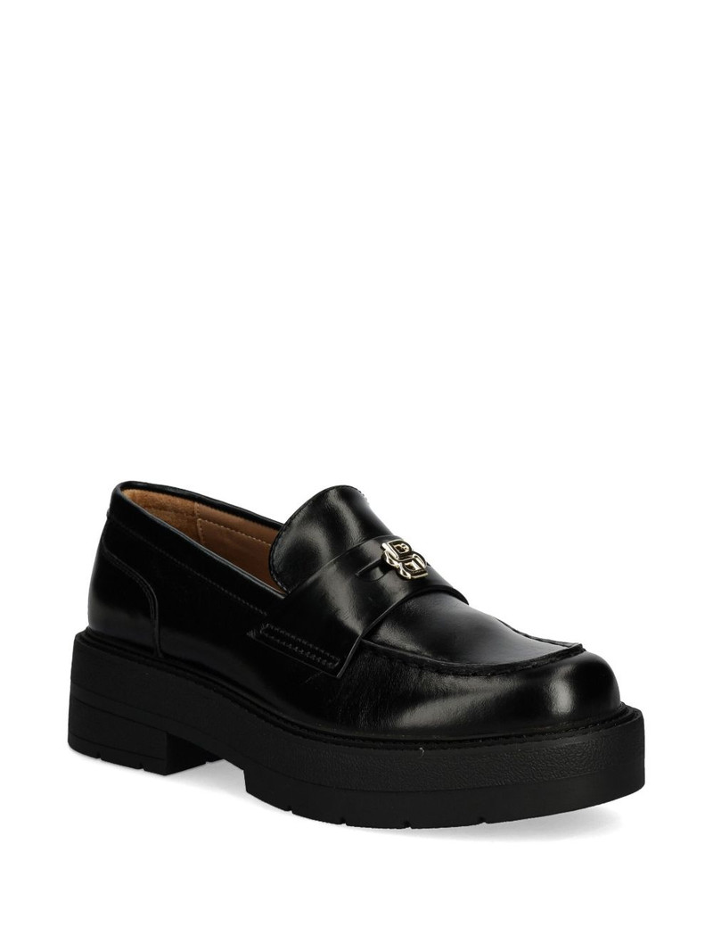 BOSS logo plaque loafers outlook