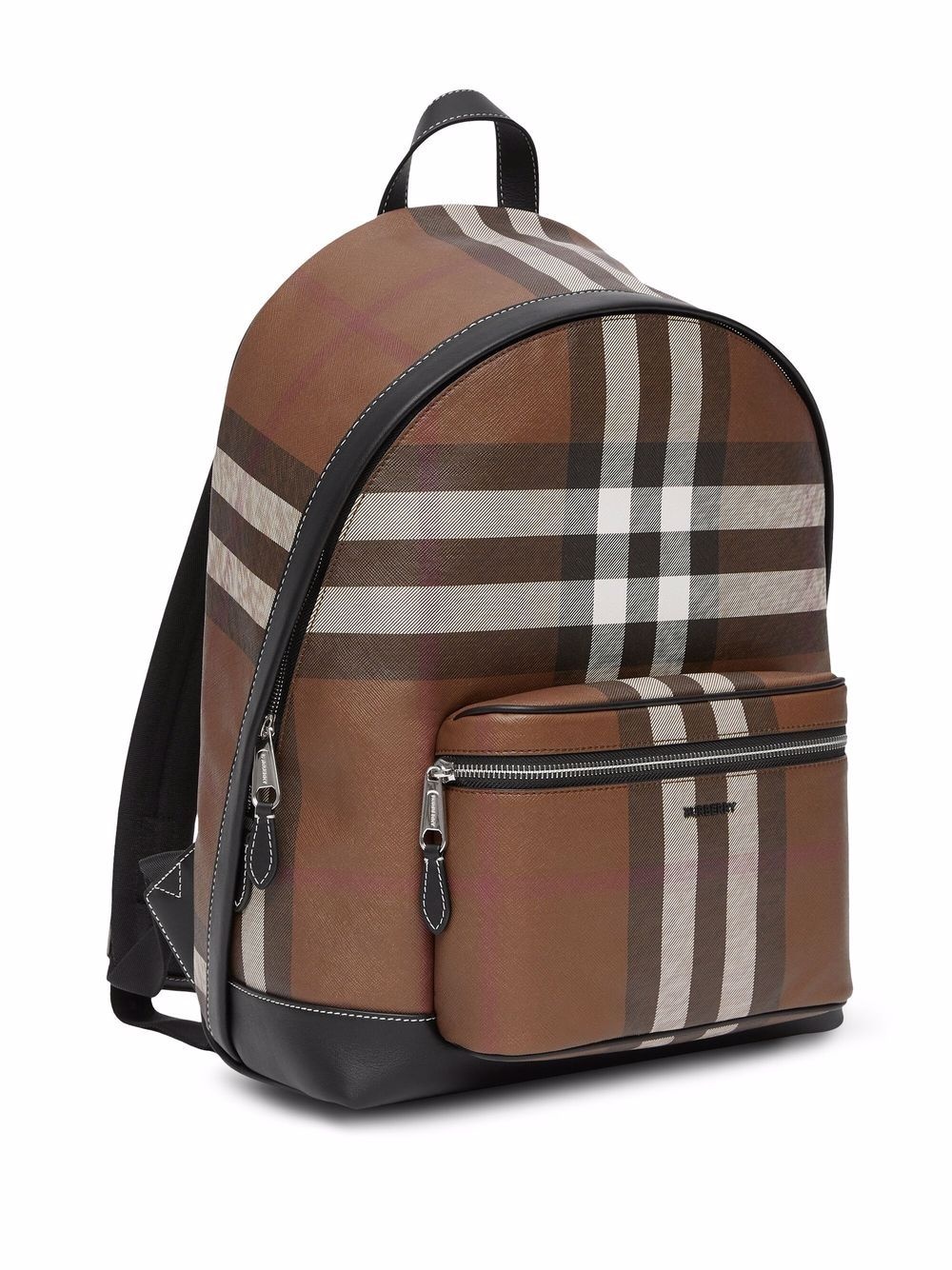 check-print backpack - 4