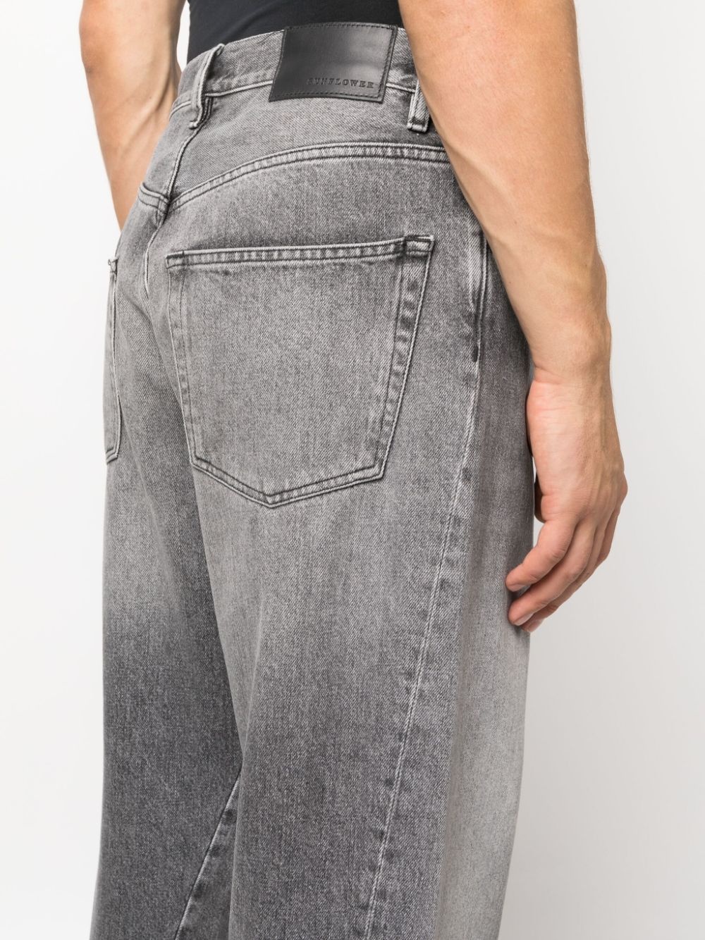 straight-leg cotton jeans - 5