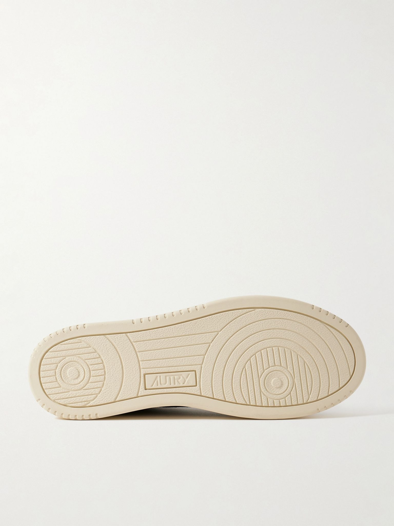 Medalist Leather-Trimmed Suede Sneakers Dark brown - 3