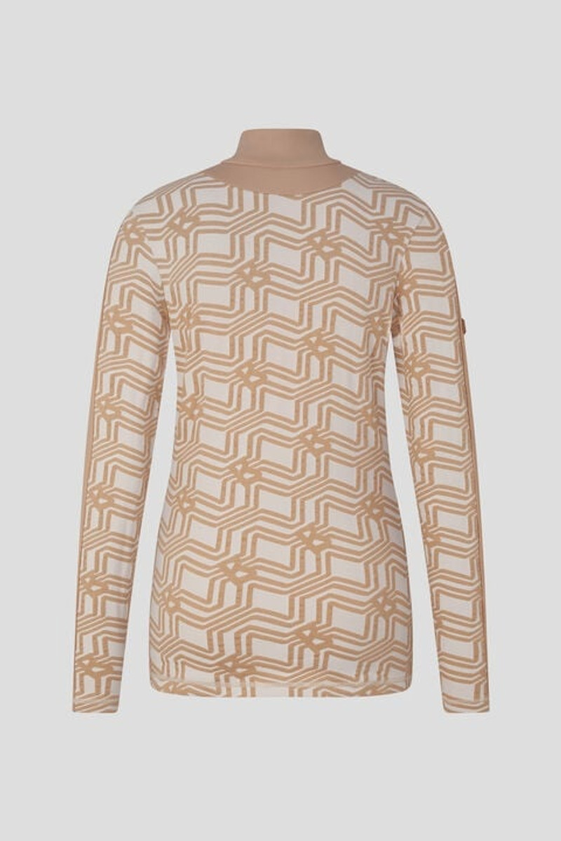 BOGNER Jule First layer in Camel/Off-white outlook