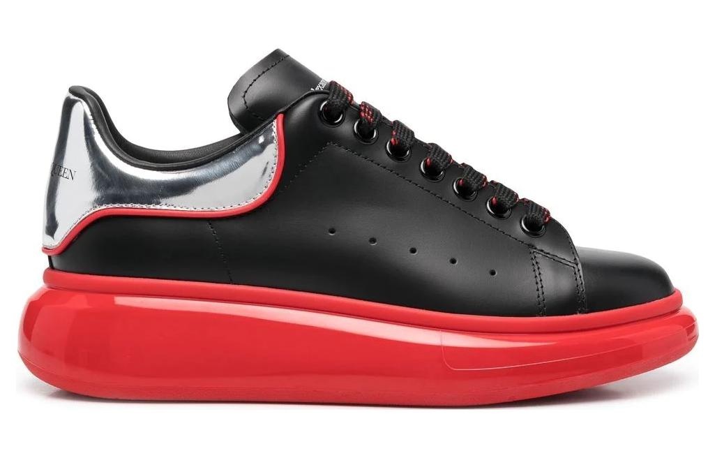Alexander McQueen Oversized Sneaker 'Black Silver Lust Red' 705068WIBNZ1091 - 2