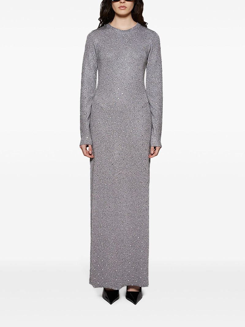 rhinestone-embellished open-back maxi dress 3