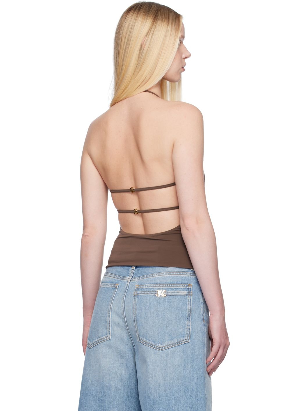 Brown Halter Top - 3