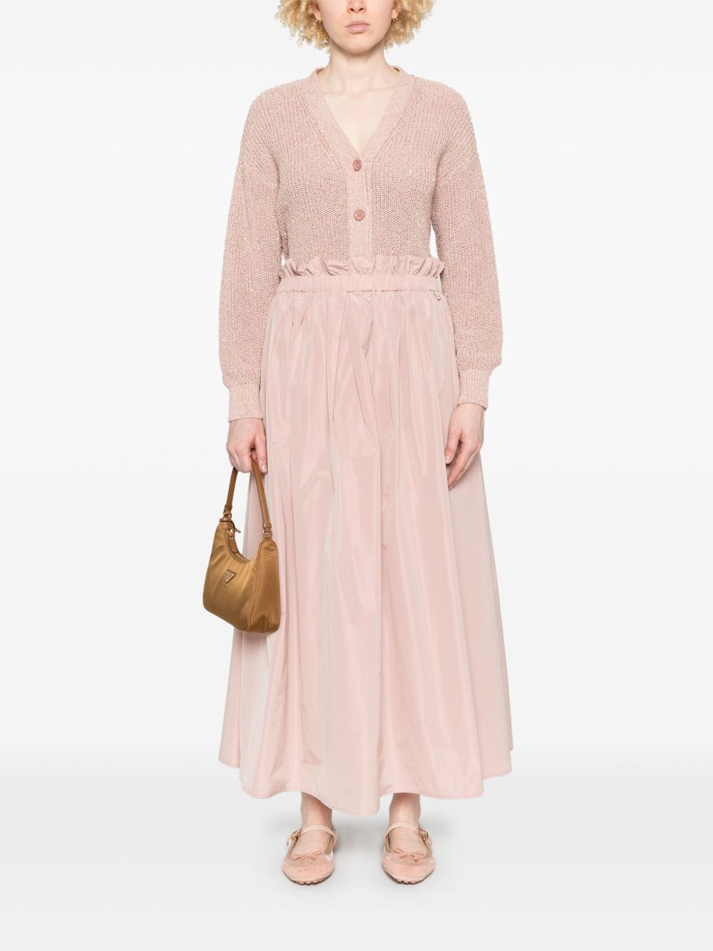 taffeta maxi skirt - 2