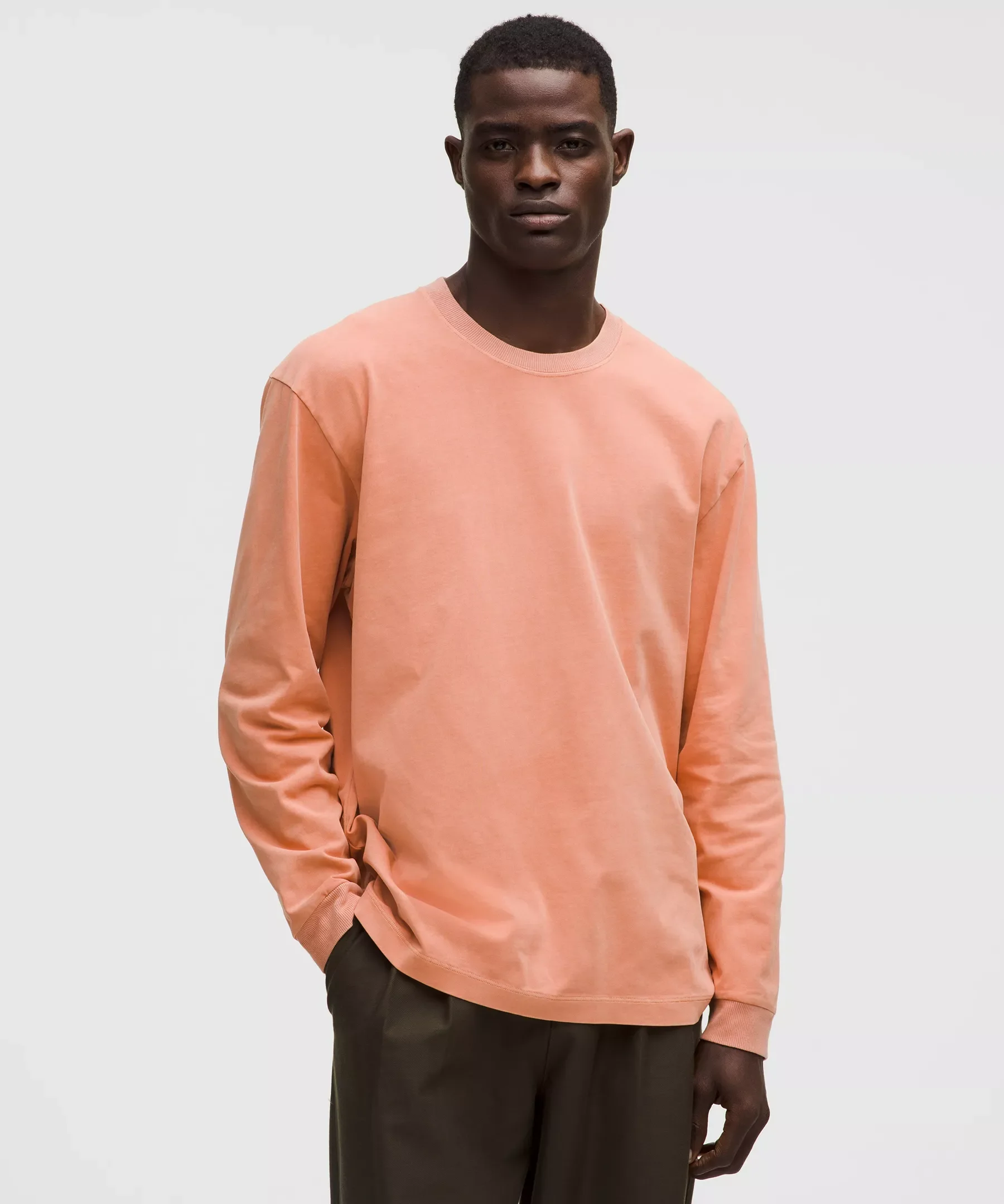 Heavyweight Cotton Jersey Long-Sleeve Shirt *Wash - 1