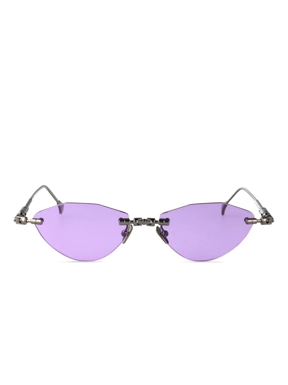 geometric-frame sunglasses - 1