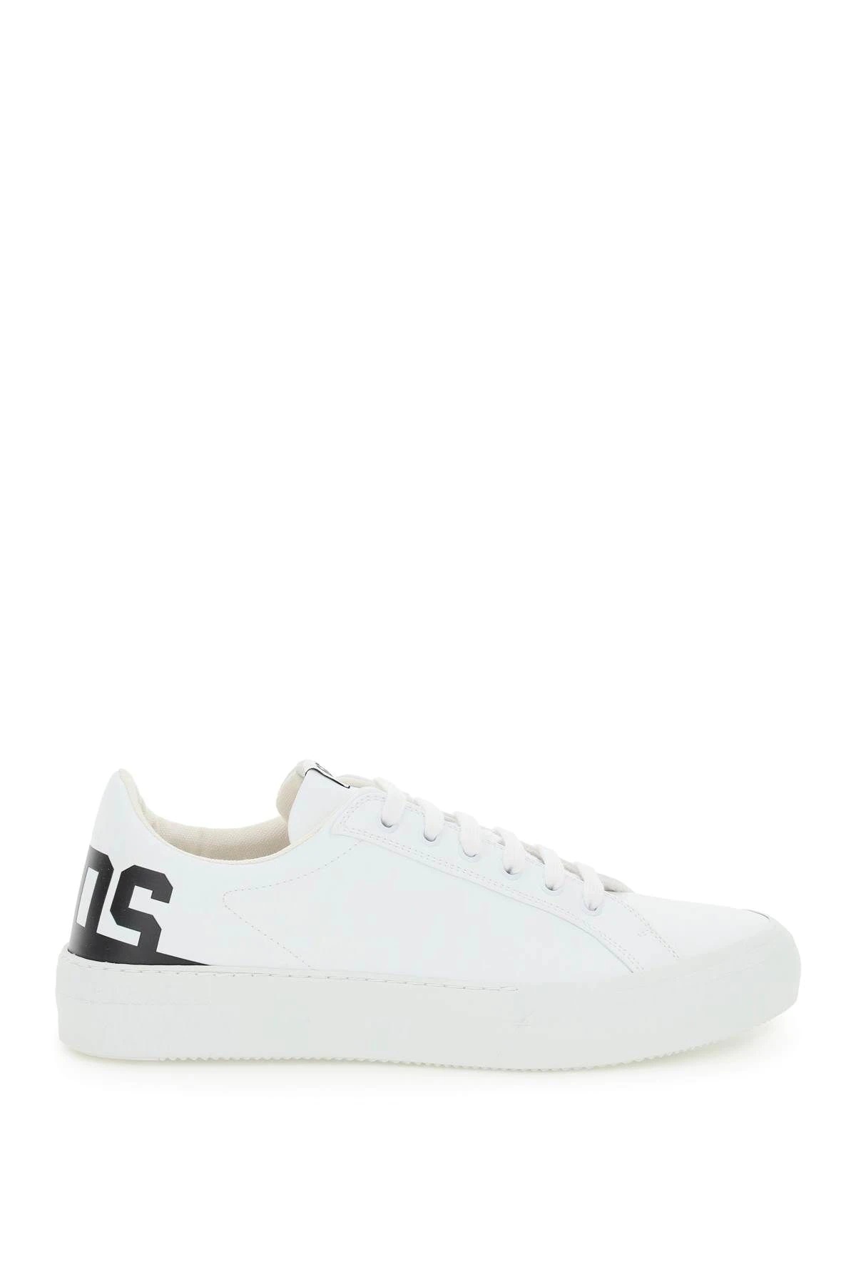 FAUX LEATHER BUCKET SNEAKERS - 1