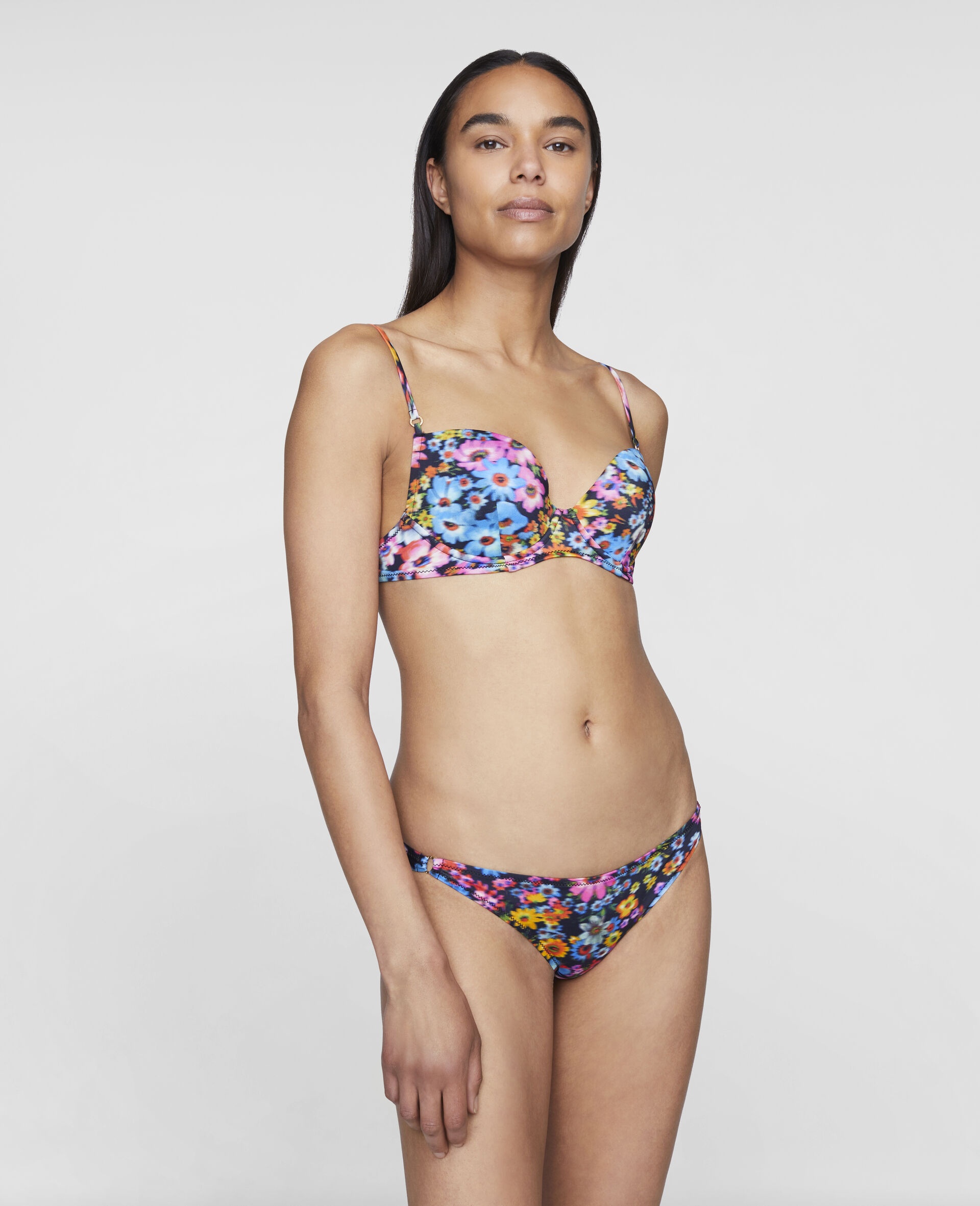 Floral Push Up Bikini Top - 2