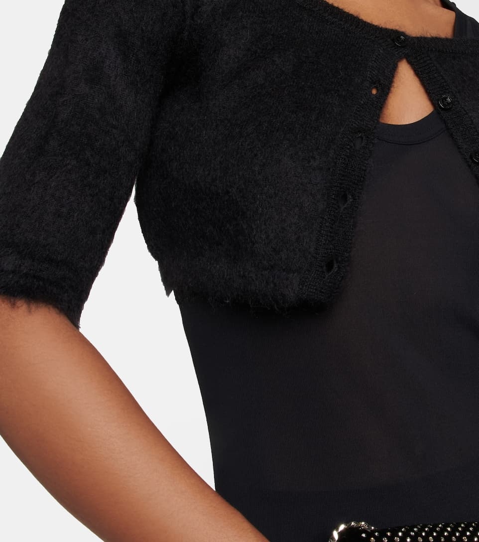 Brushed wool-blend cardigan - 5