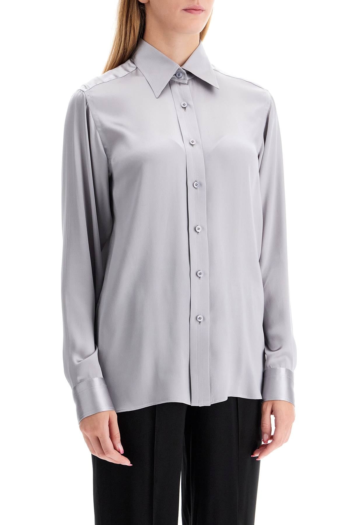 SILK SATIN SHIRT FOR WOMEN - 3