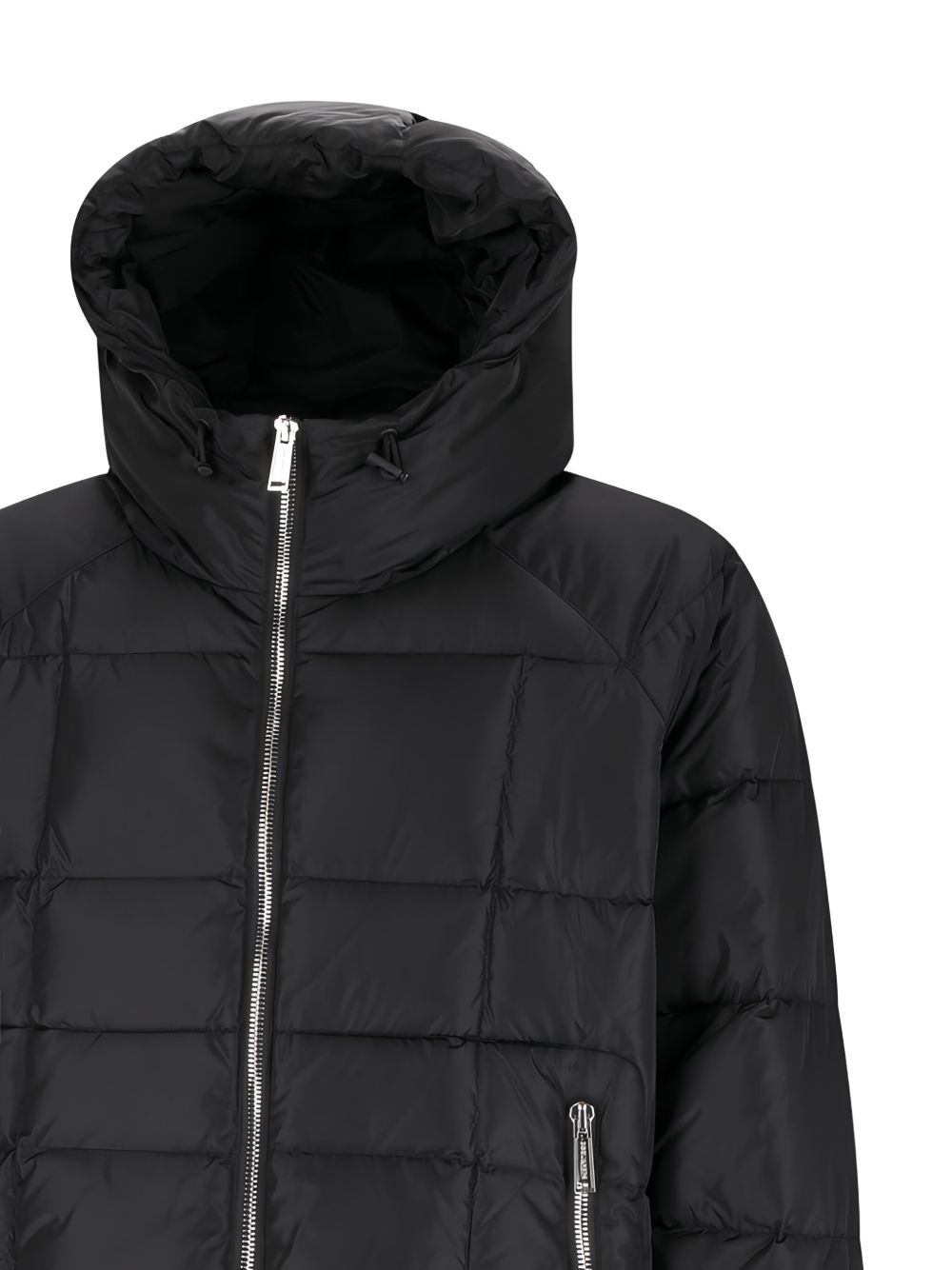hooded padded down jacket - 3