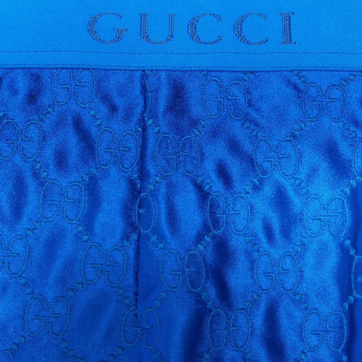GG embroidered silk skirt - 6