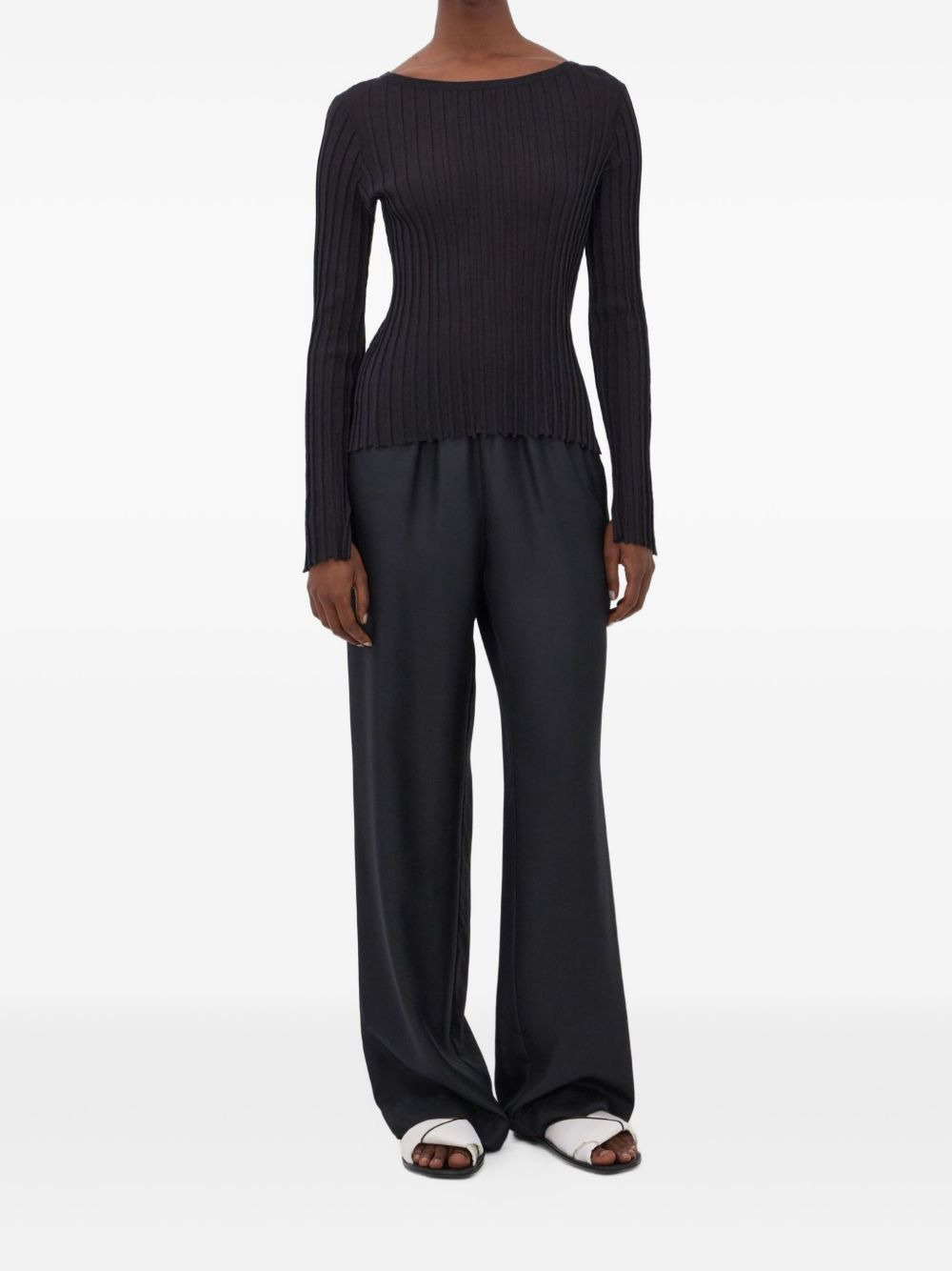 Mabille ribbed boat-neck T-shirt - 2