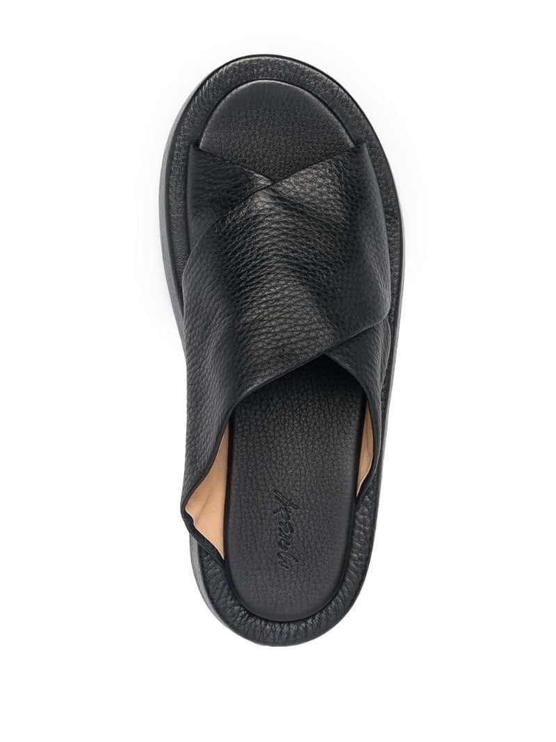 Marsèll crossover-strap leather sandals - White
