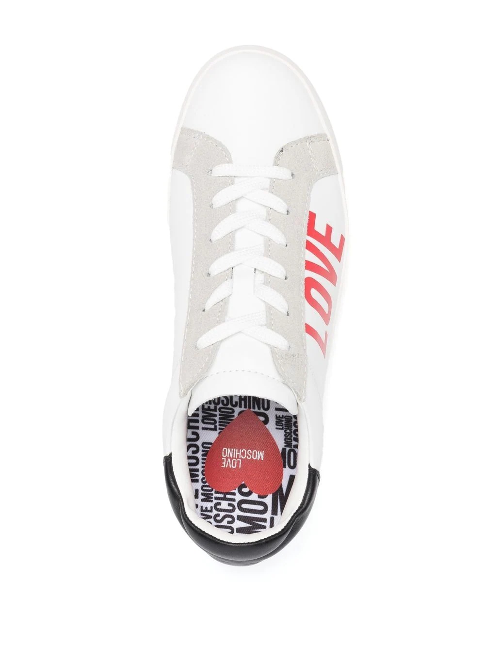 logo-print low-top sneakers - 4