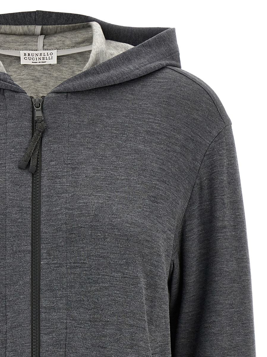 【送料&関税込】Brunello Cucinelli monile Hoodie Brunello Cucinelli Monili-Chain Hoodie | Sendegaro PH