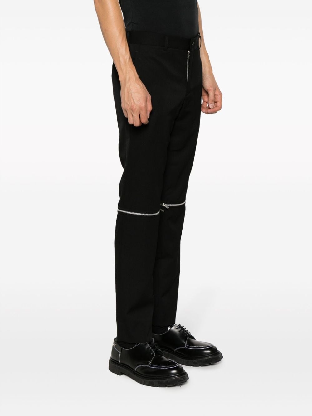 detachable-legs wool trousers - 3
