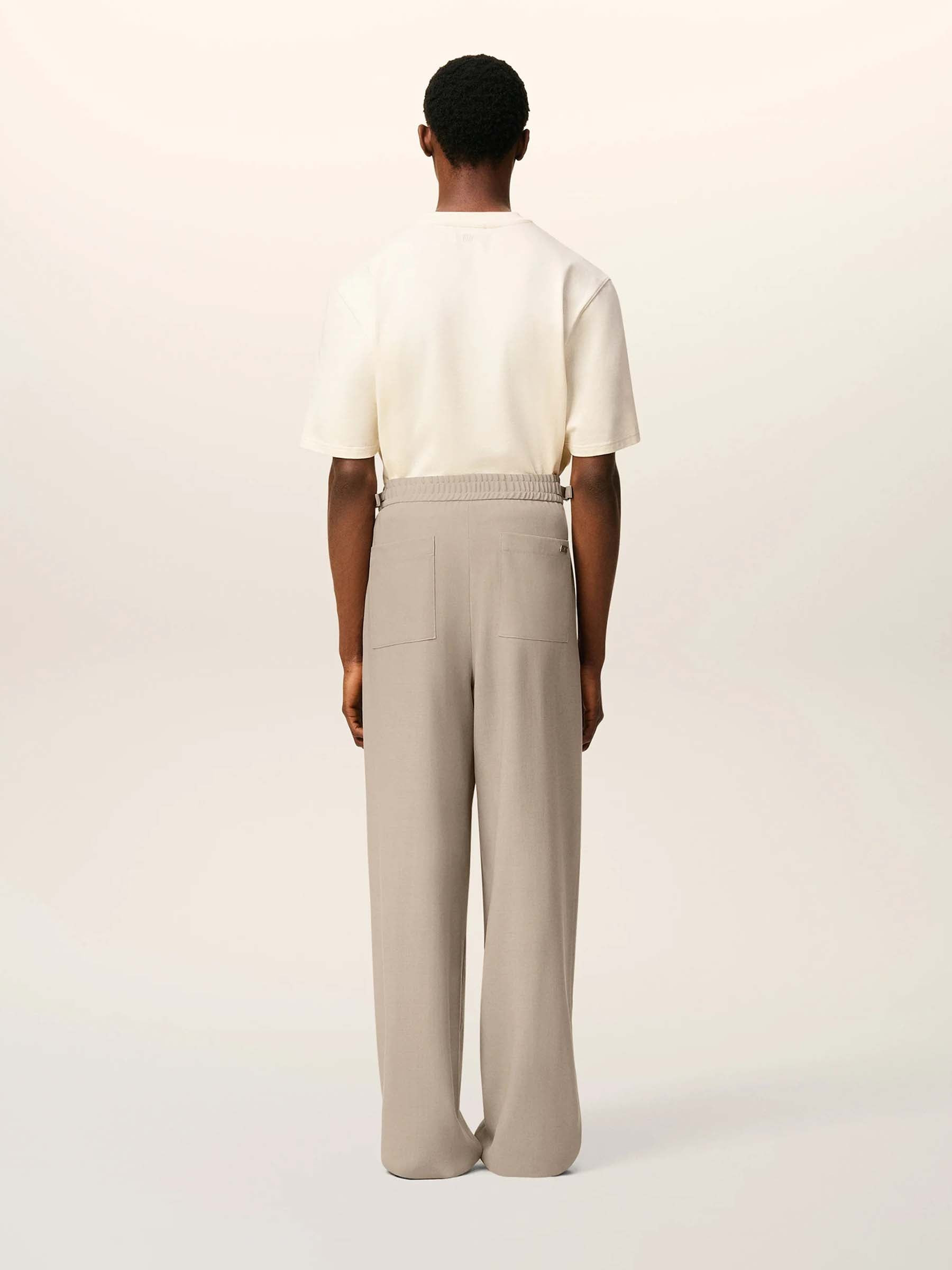 ELASTIC WOOL TROUSERS - 2