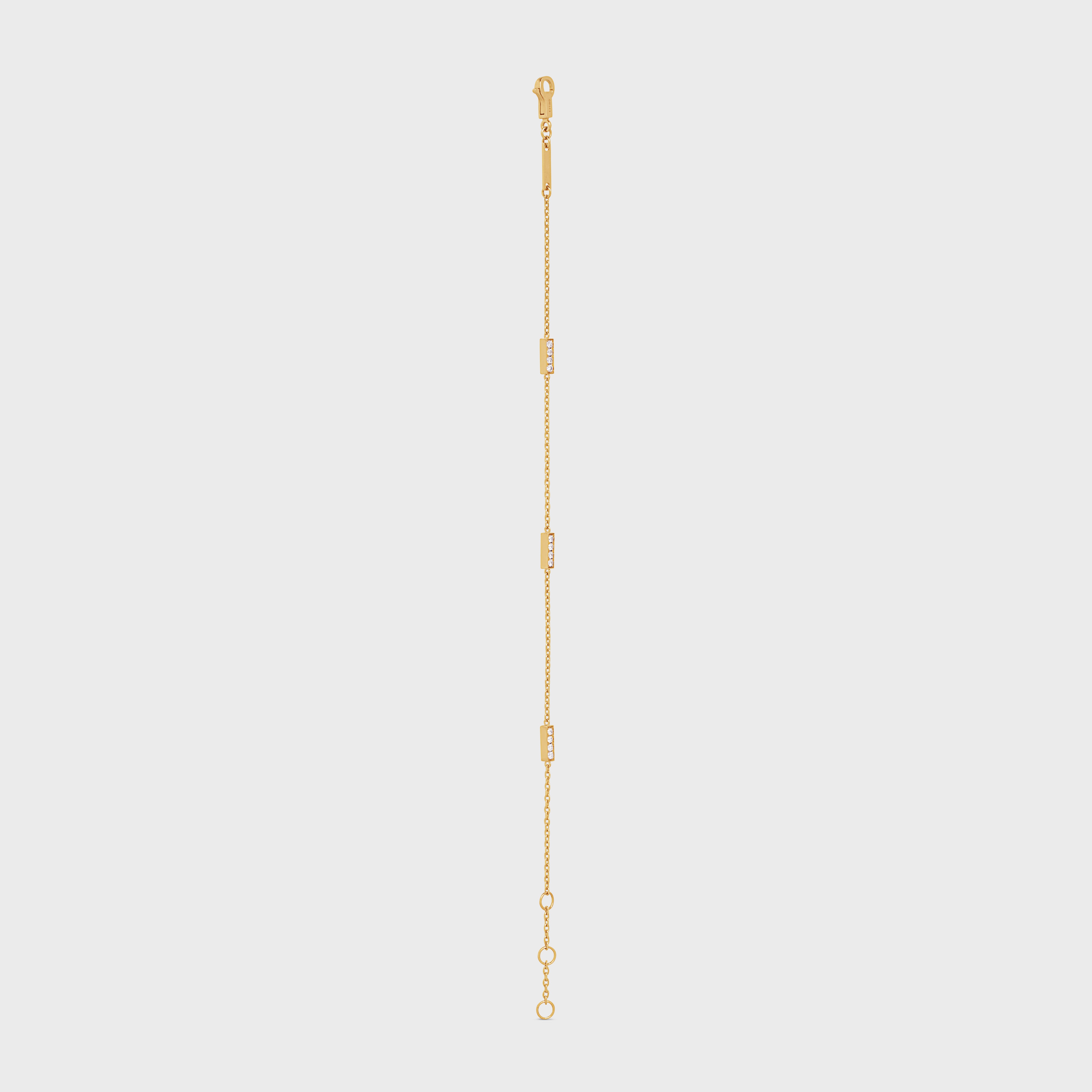 Celine Triple Bracelet in Yellow Gold and Diamonds - 3