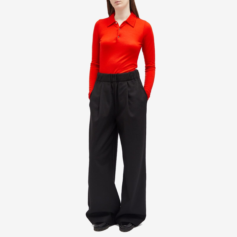 AURALEE Auralee Wool Amunzen Polo outlook
