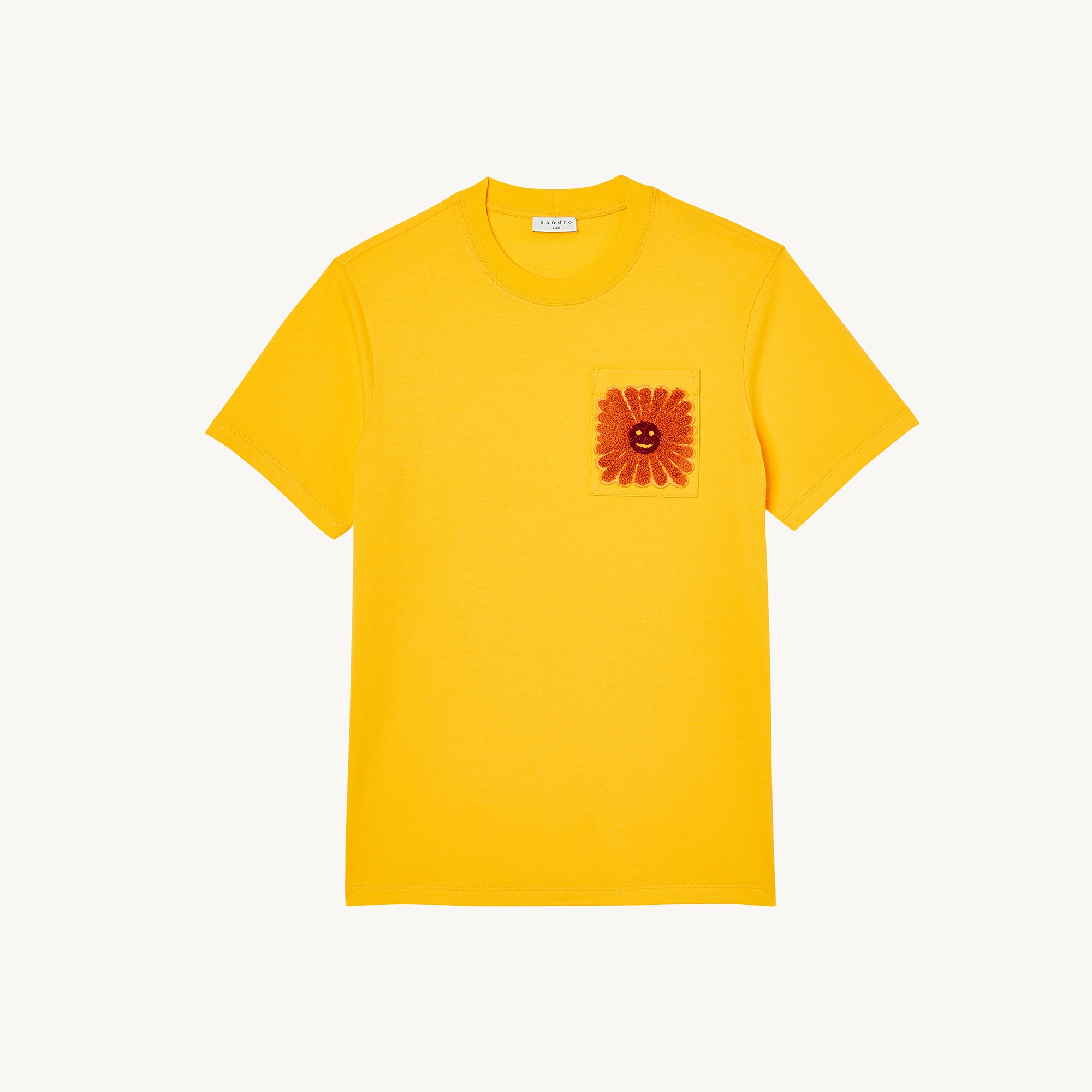 Organic cotton T-shirt with patch - 1