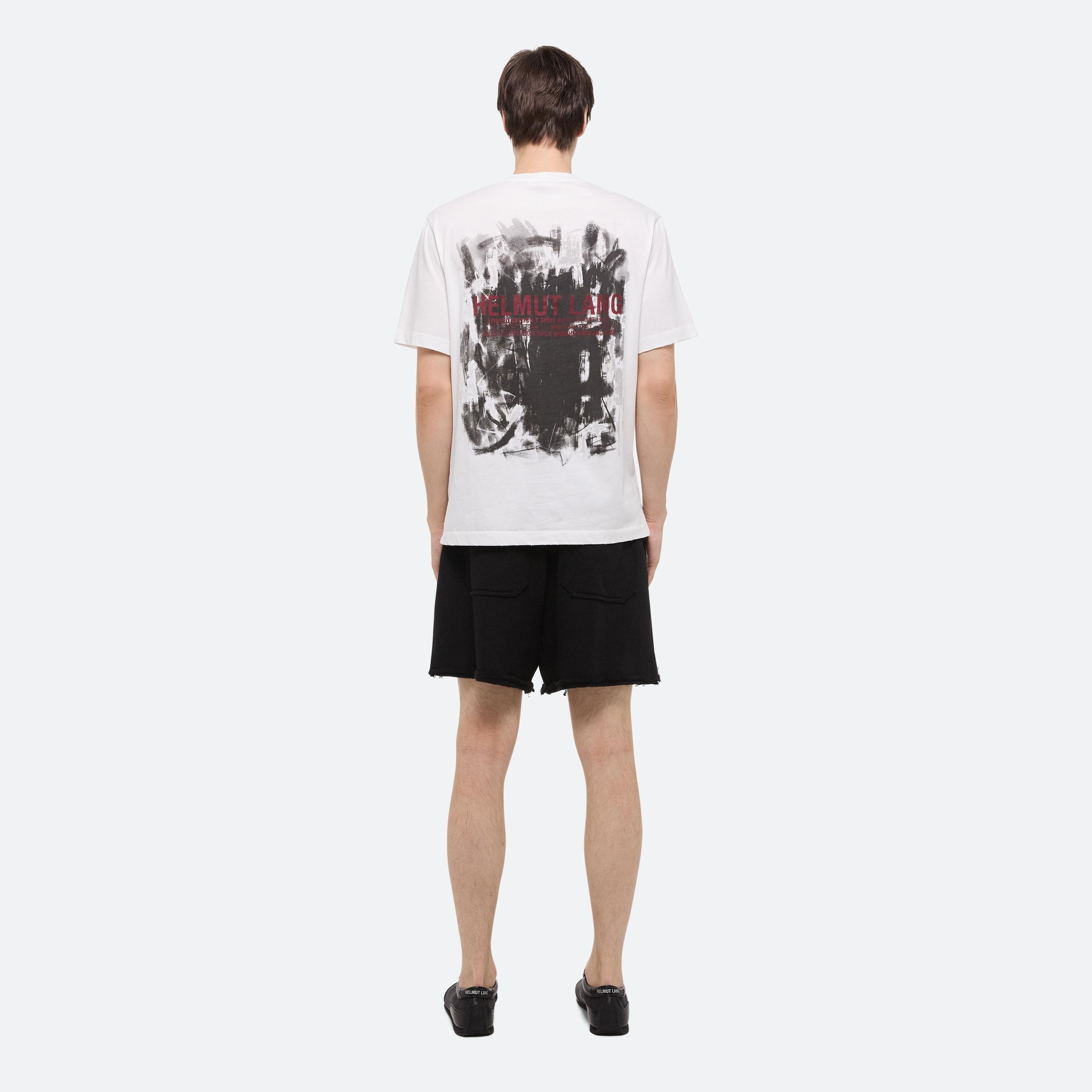 WHITE SCRIBBLE TEE - 5