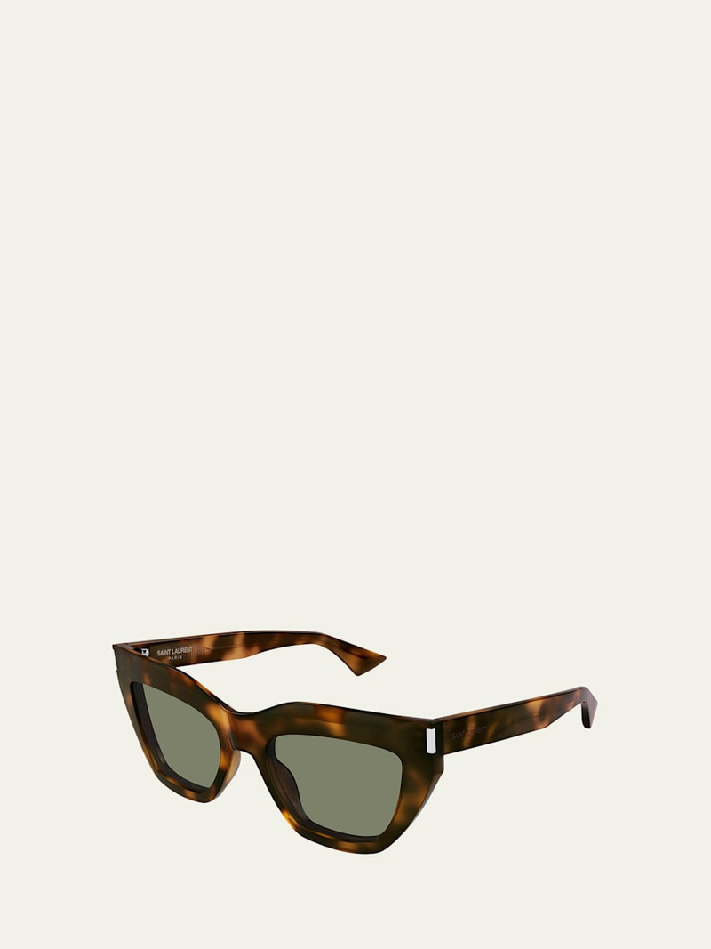SAINT LAURENT SL759 Recycled Acetate Square Sunglasses outlook