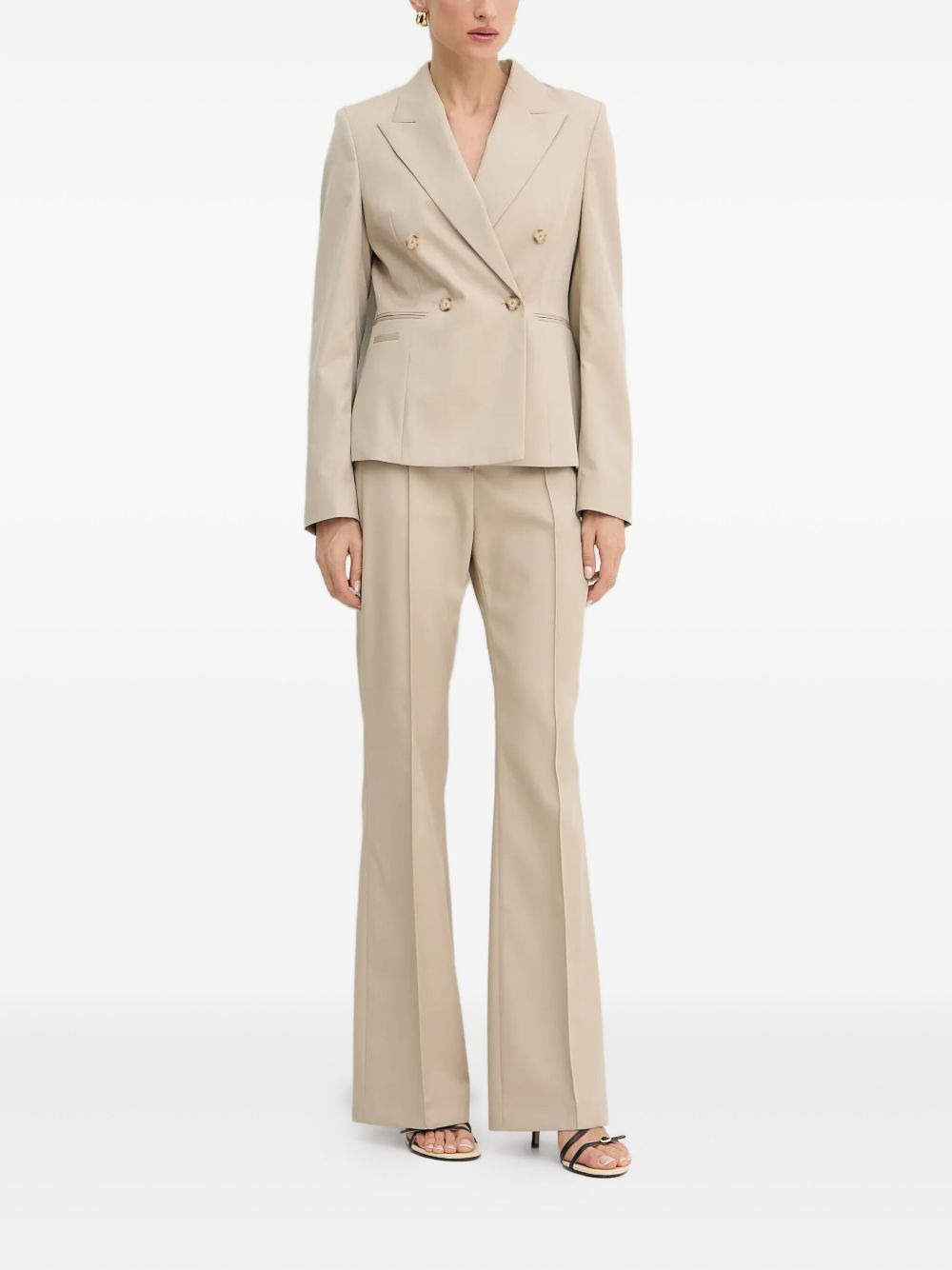 pleated-front tailored trousers - 2