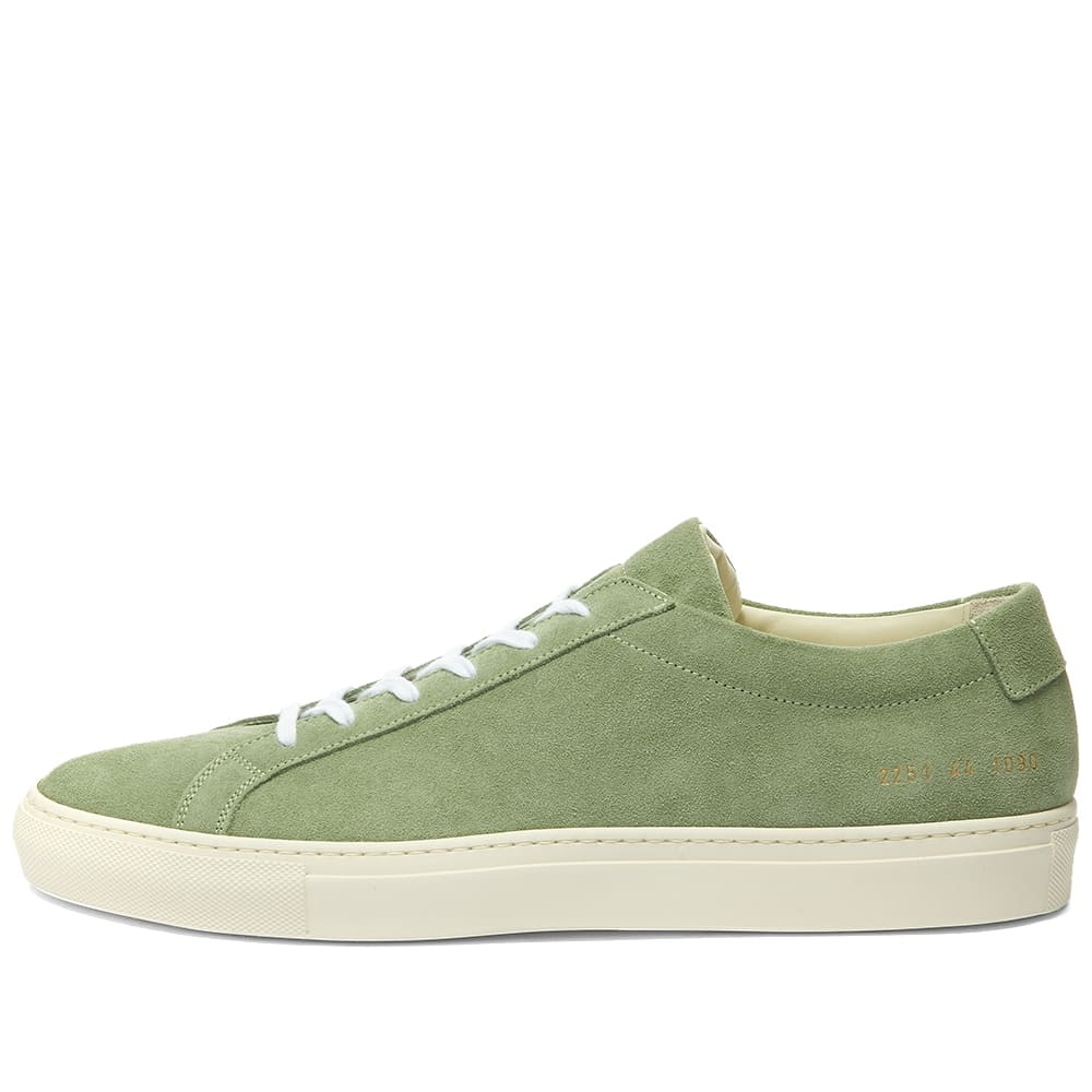 Common Projects Original Achilles Low Suede Contrast Sole - 2