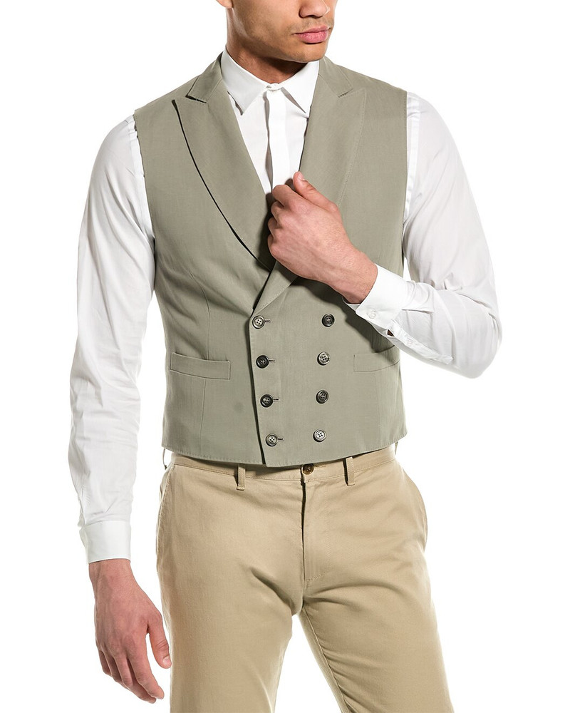 Brunello Cucinelli Linen-Blend Vest 1