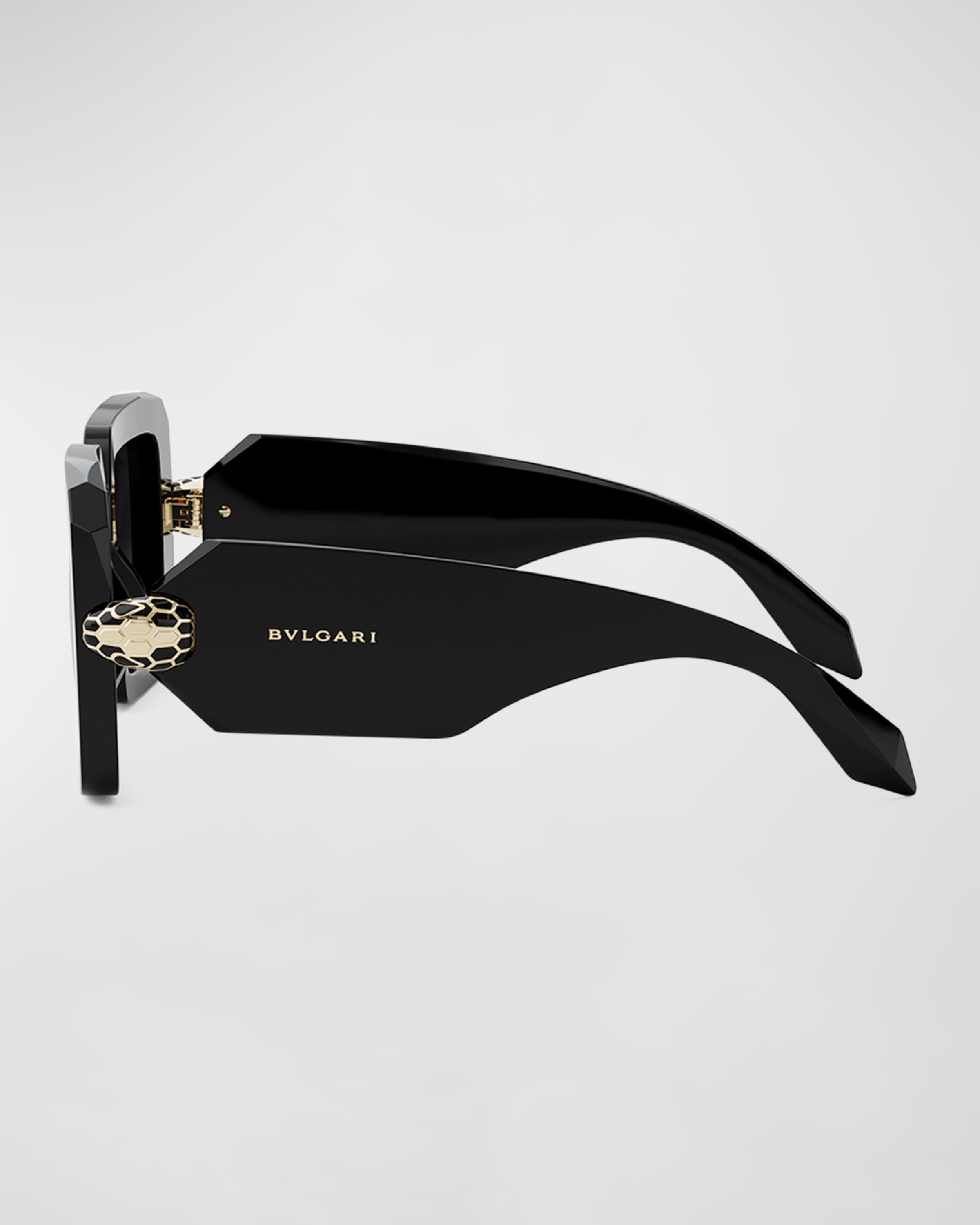 Logo Acetate Square Sunglasses - 3