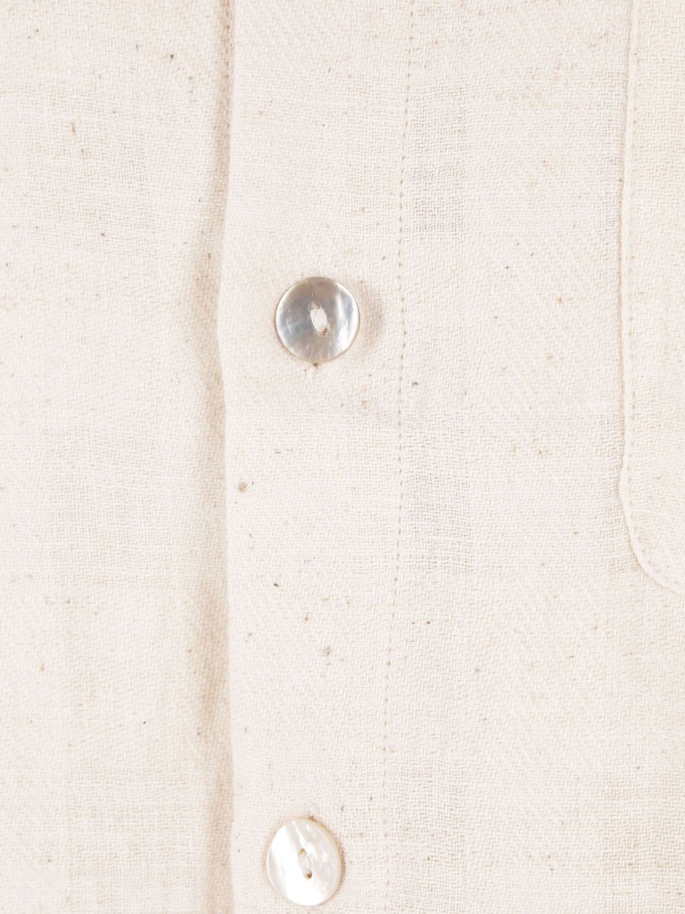 crochet-collar cotton shirt - 4
