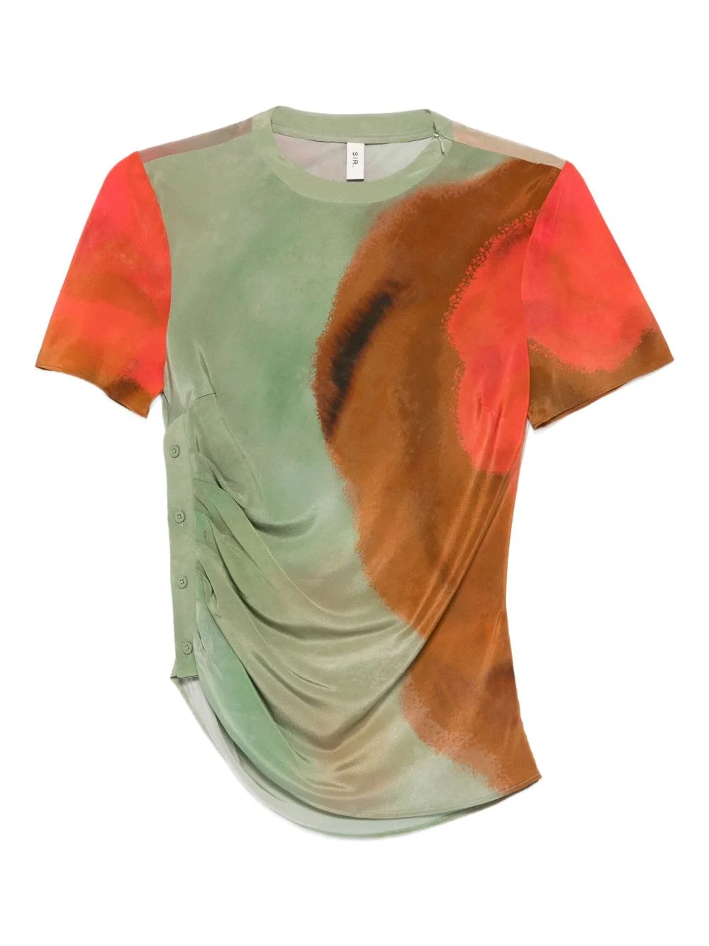 print buttoned top - 1