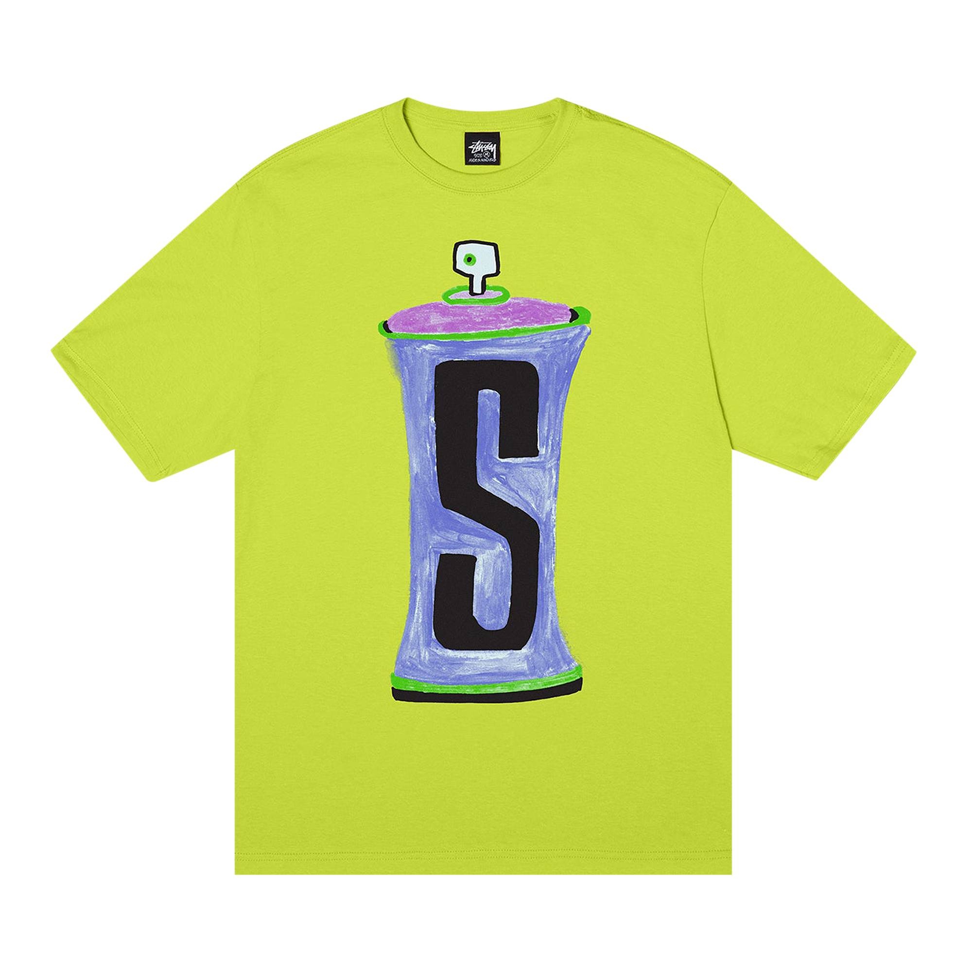 Stussy Spraycan Tee 'Keylime' - 1