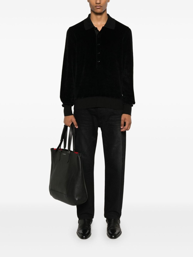 TOM FORD velvet polo shirt outlook
