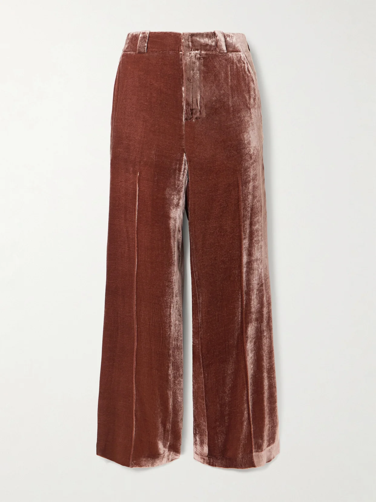 Good Butt Velvet Flared Pants - 1