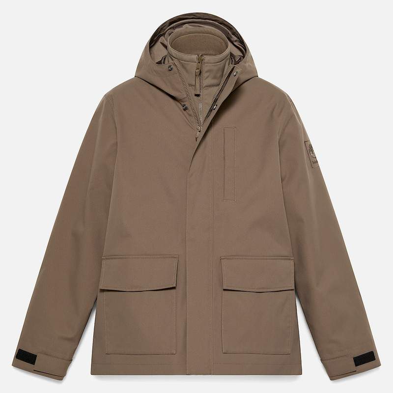 Men's Water-Resistant 3-in-1 Hooded Jacket 1