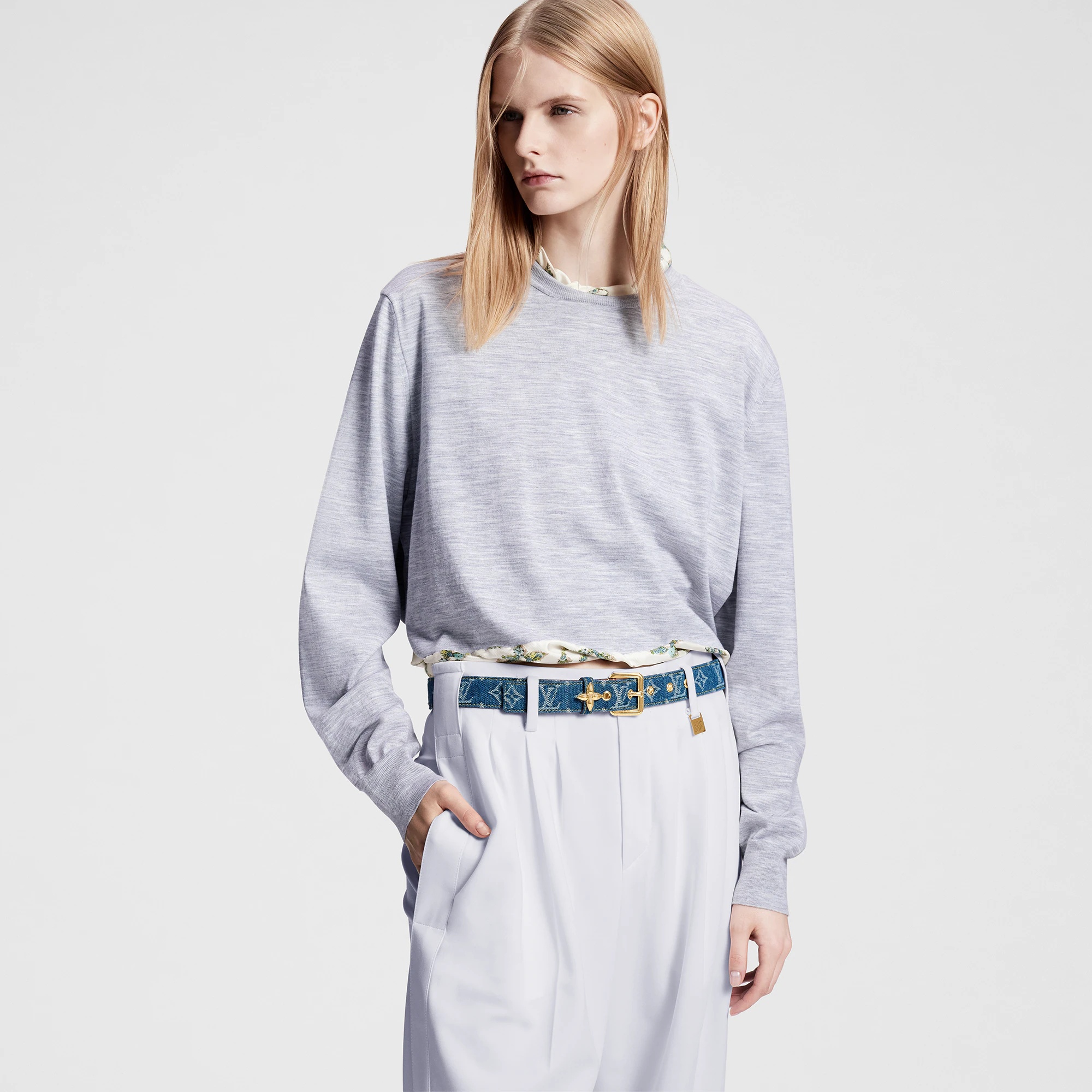LV Flowergram Ardillon 30mm Belt - 4