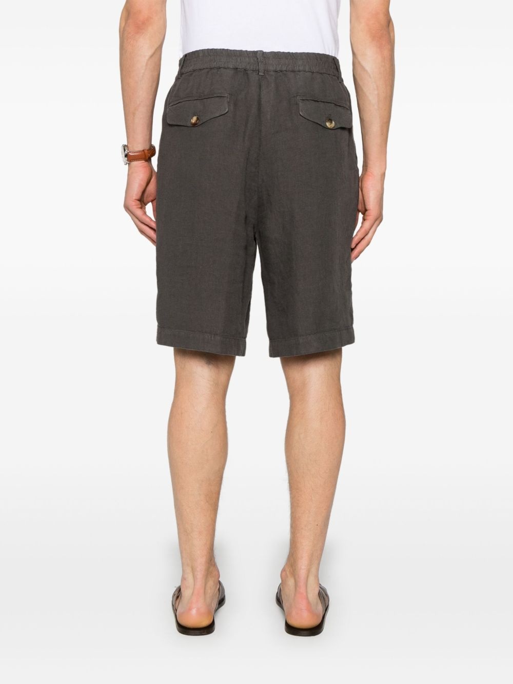 linen shorts - 4
