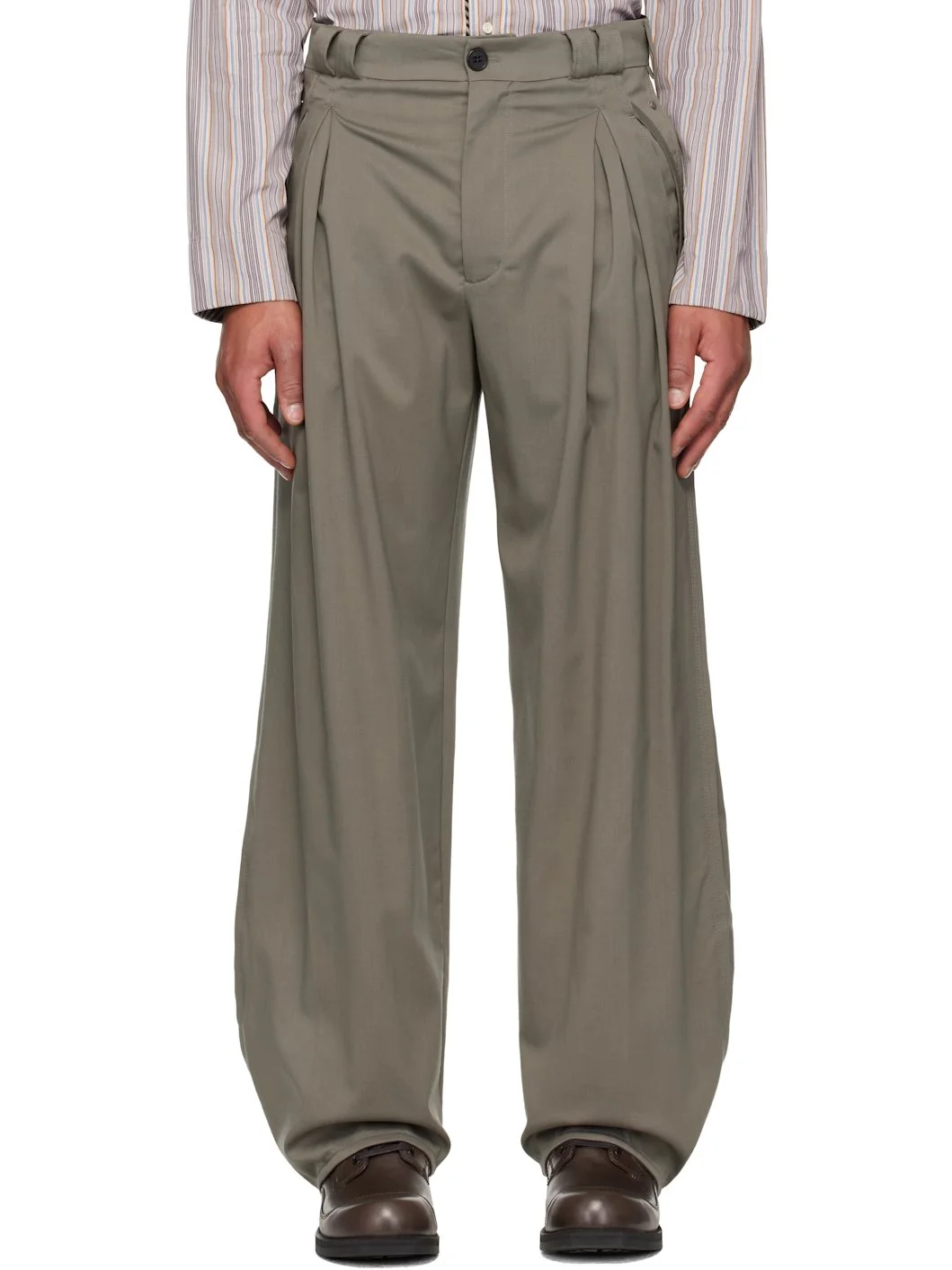 Taupe Halics Trousers - 1