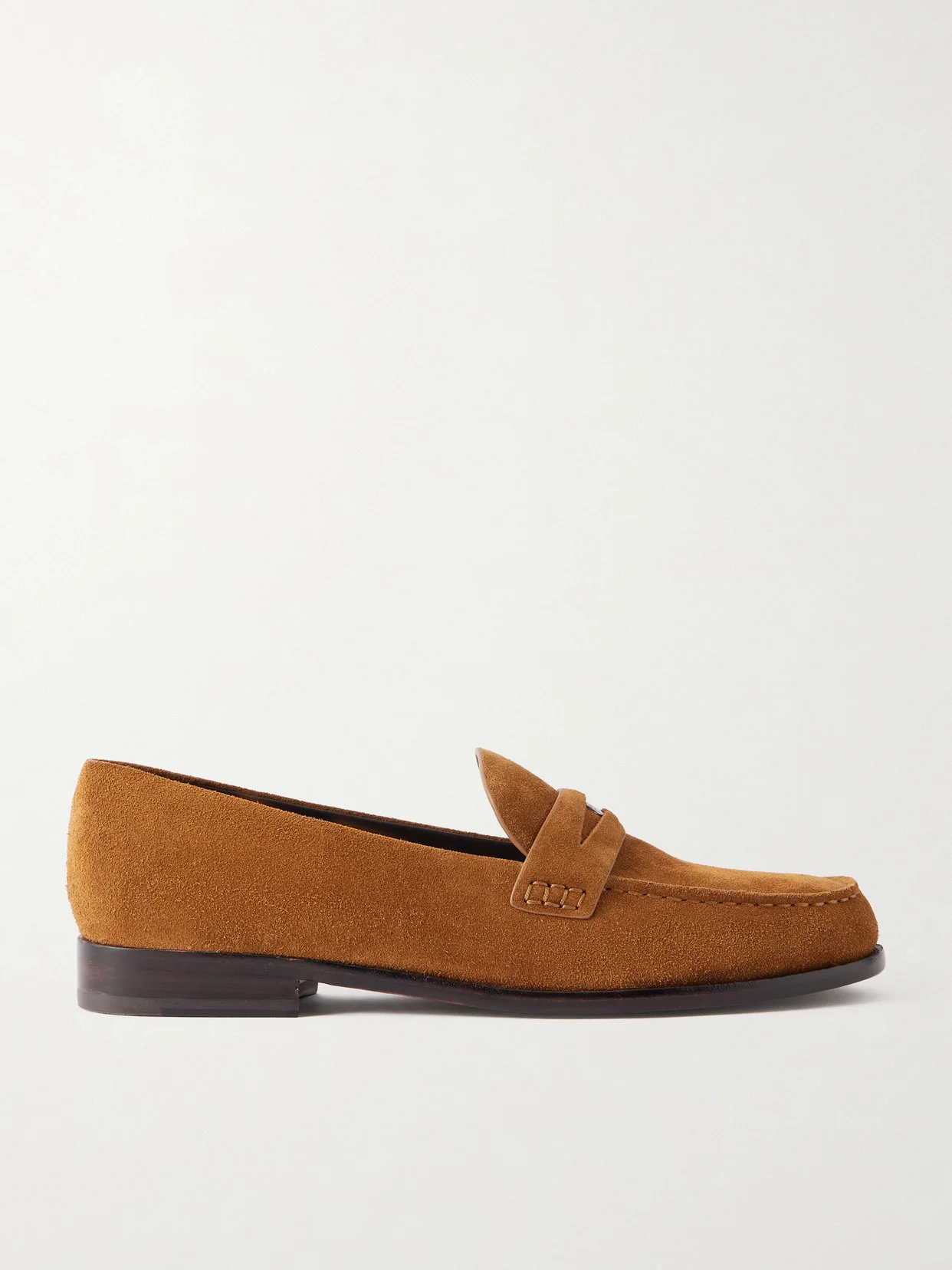 Suede Penny Loafers - 1