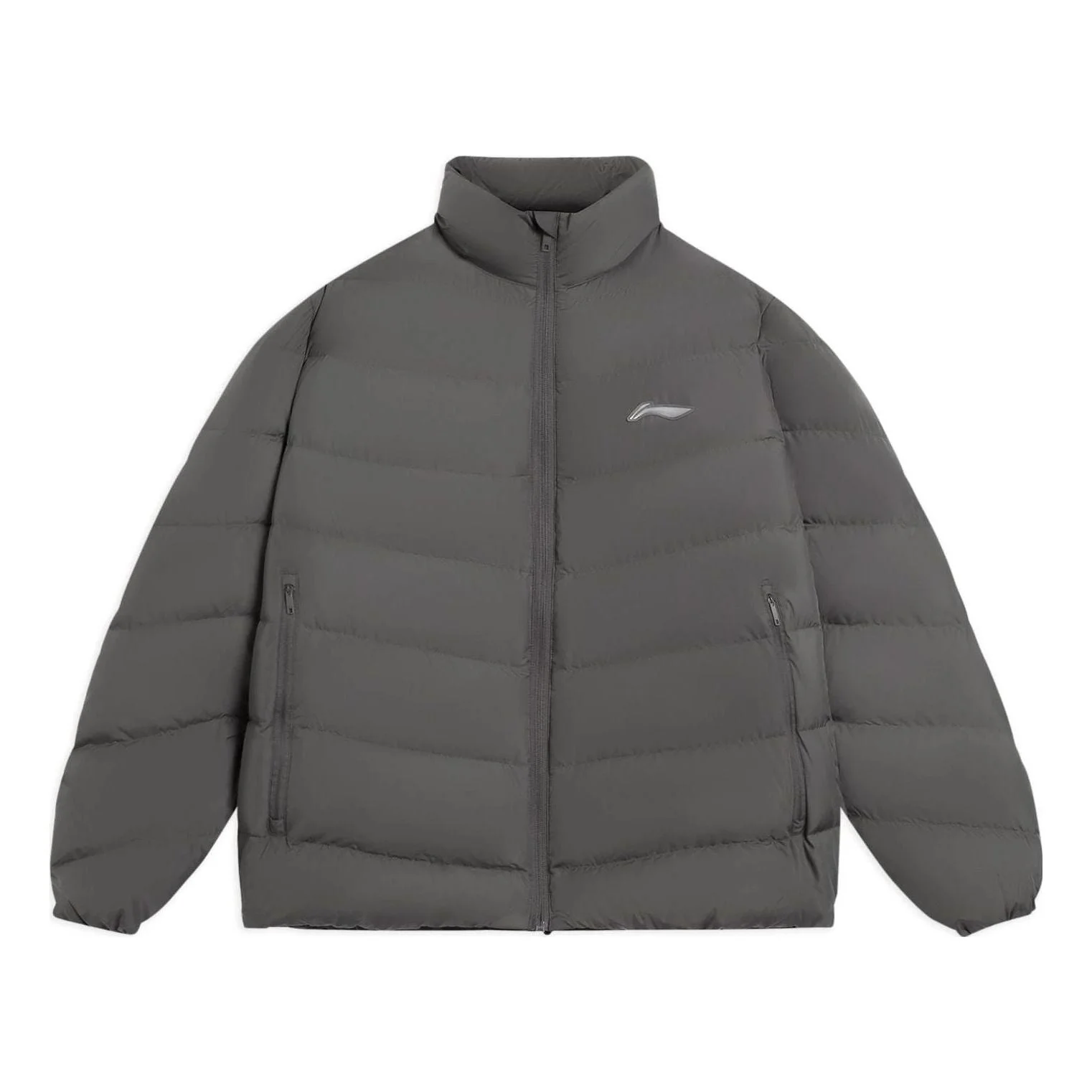 Li-Ning Essential Logo Down Jacket 'Grey' AYMS267-3 - 1