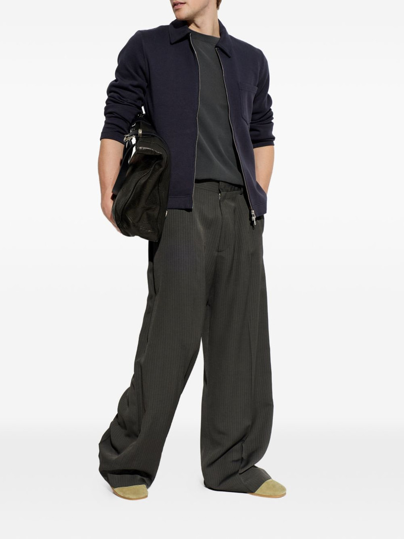 SAMSØE SAMSØE Sahannes zip-fastening chest-pocket sweatshirt outlook