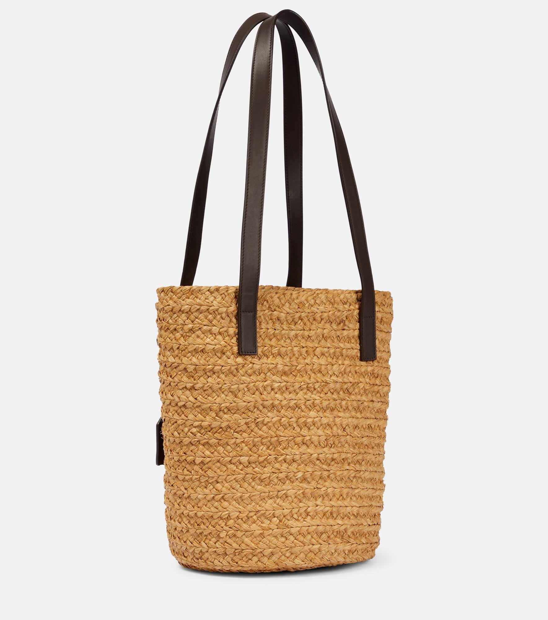 Panier Small raffia bucket bag - 4